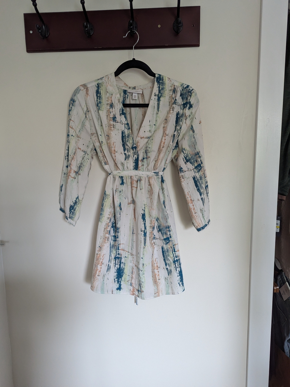 Abstract Pattern Maternity Blouse